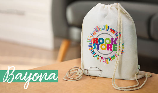 Lote Mochila estilo yute personalizadas para eventos