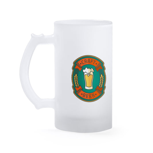 Jarra cerveza esmerilada personalizada con foto 500 ml