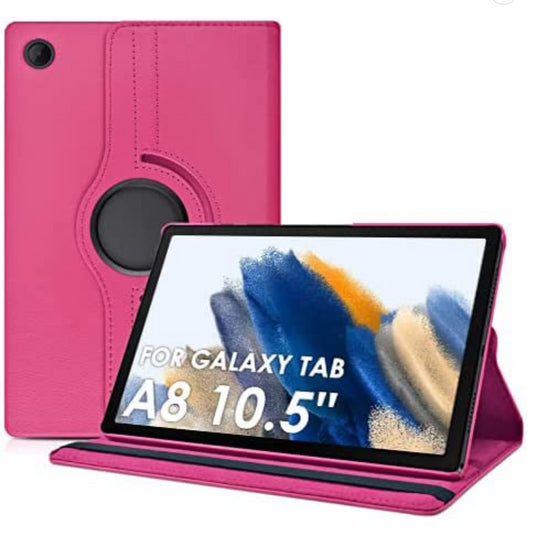 Funda para tablet Galaxy Samsung Tab A8 10,5 personalizada con foto giratoria 360 Rosa