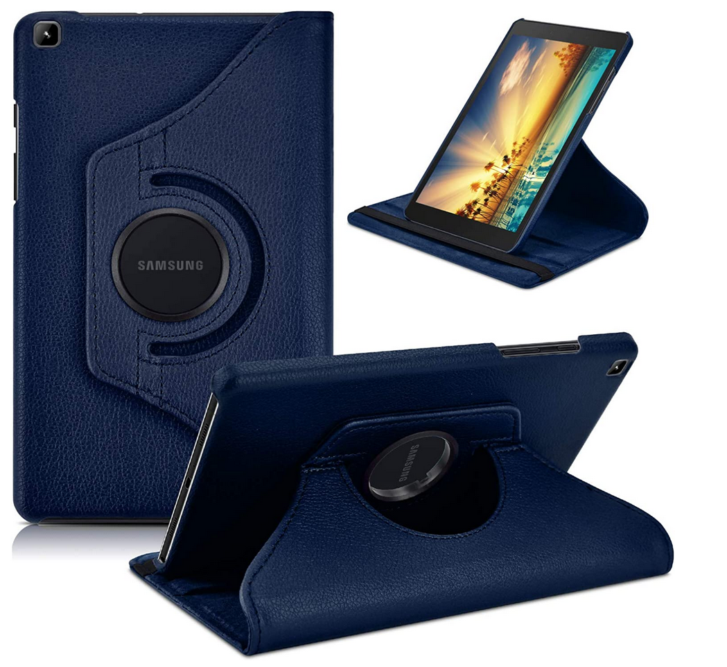 Funda para tablet Galaxy Samsung Tab A8 10,5 personalizada con foto giratoria 360 azul