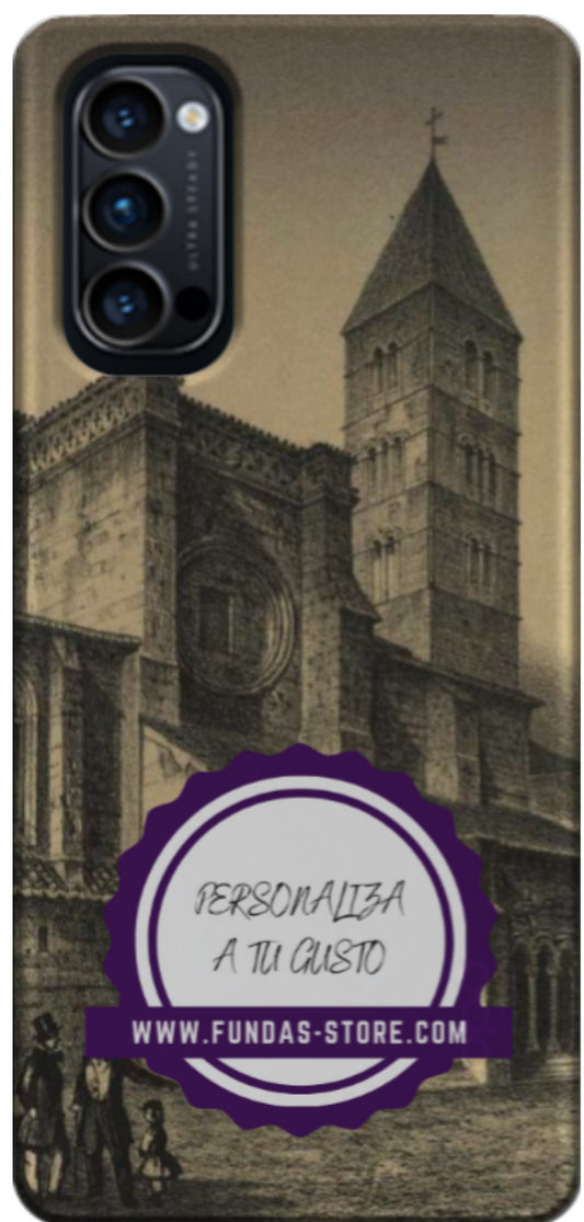 Funda para OPPO Reno 4 personalizada móvil GEL TPU con foto 3D digital UVLED