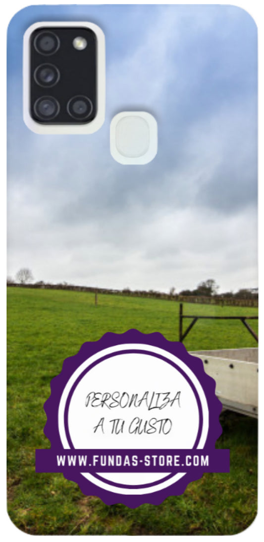 Funda para SAMSUNG a21s personalizada GEL TPU con foto 3D digital UVLED