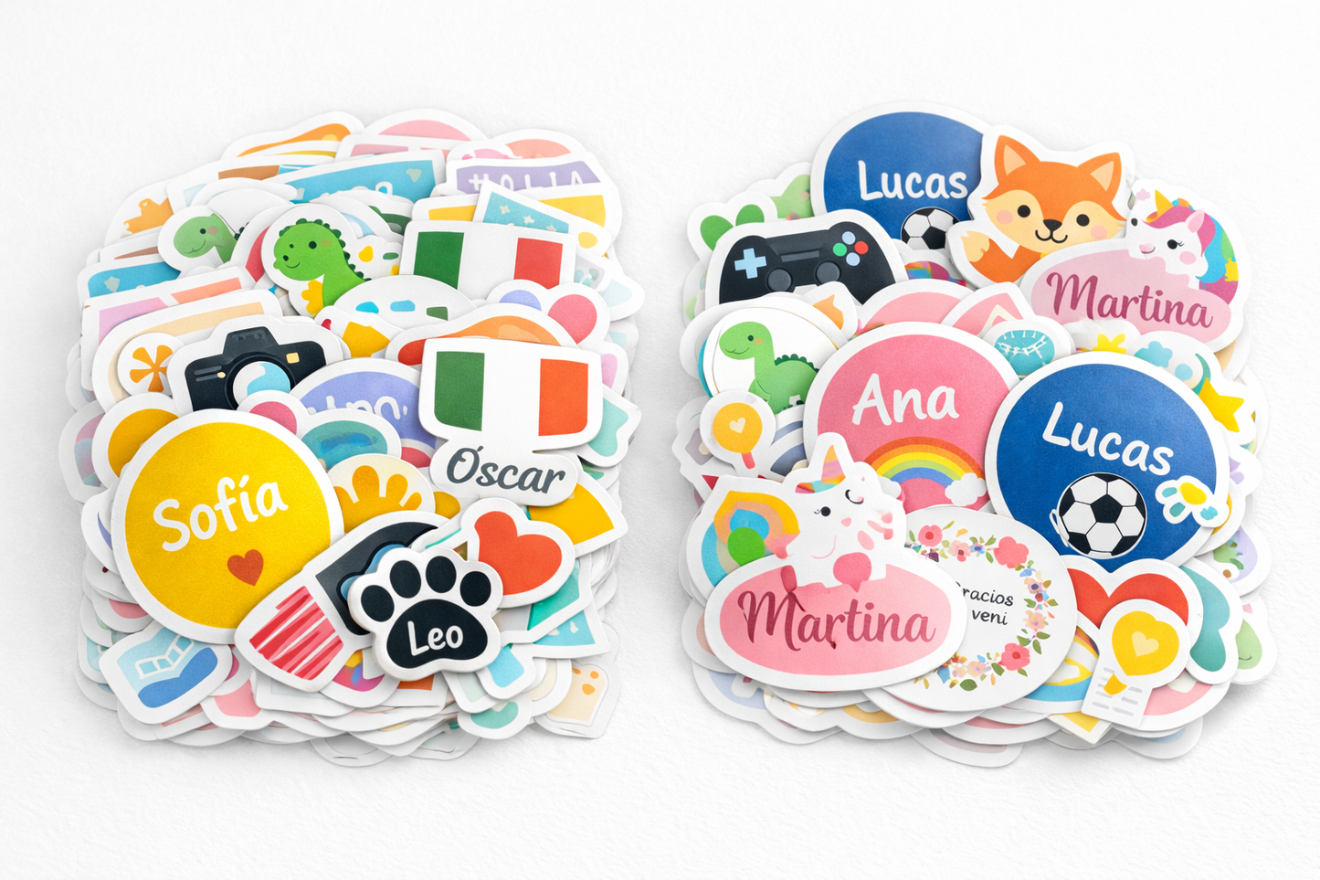 Pegatinas personalizadas troqueladas a medida en Valmojado