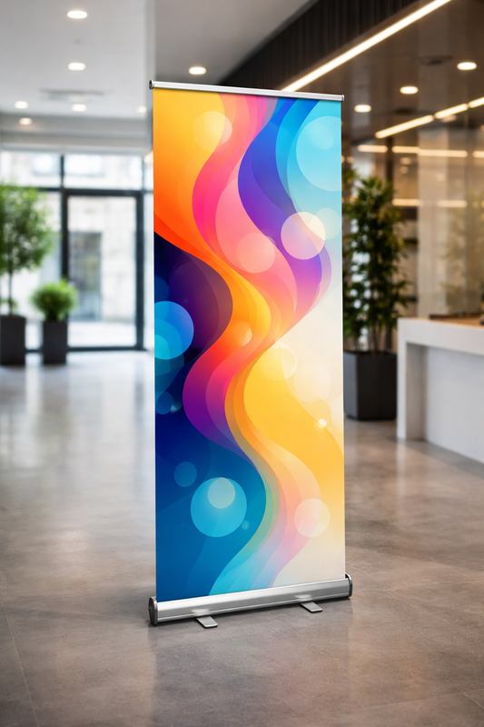 Roll-up publicitario personalizado en Valmojado