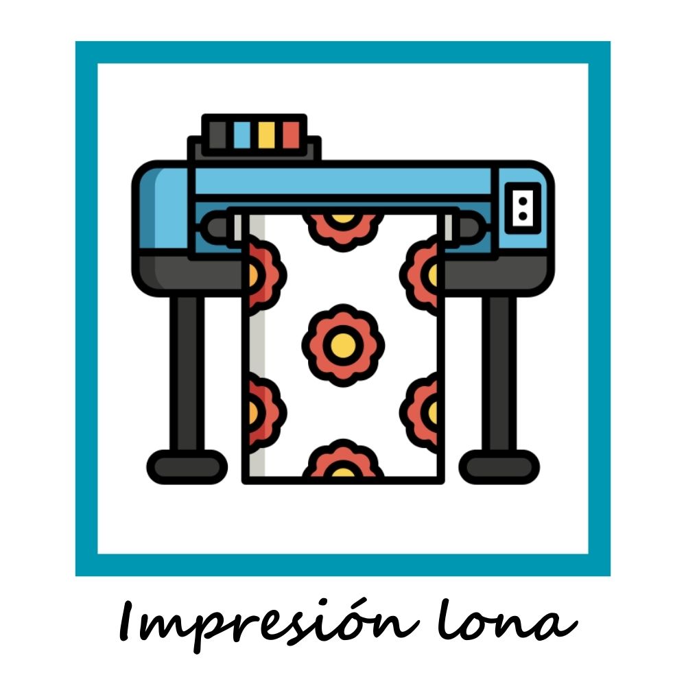 Impresión, pegatinas, lonas, rollups.