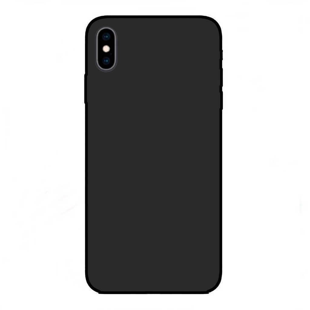 Funda para IPHONE X APPLE I-PHONE negra personalizada carcasa GEL flexible con tu foto